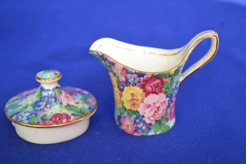 Royal Winton Chintz Part Breakfast For One Set c1940's