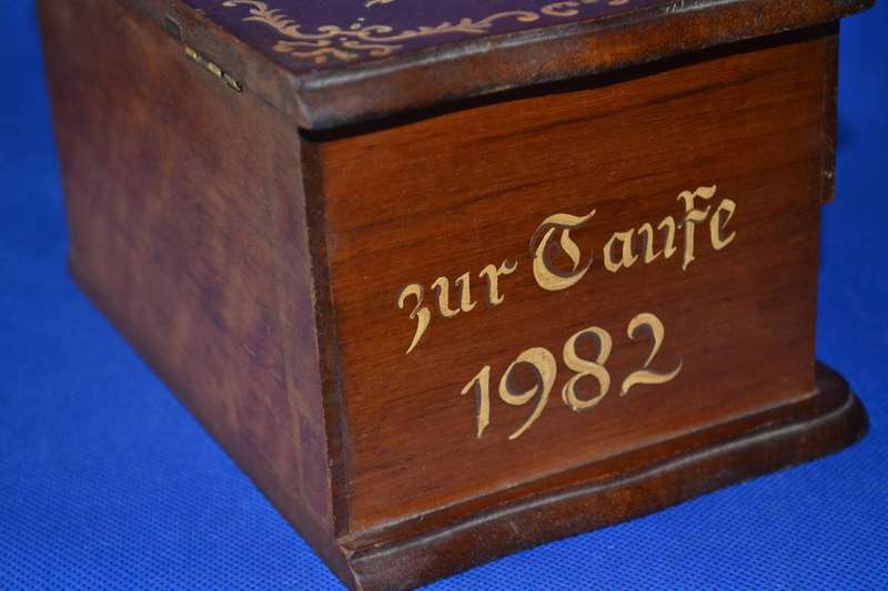 Vintage Wooden Trinket/ Jewellery Boxes x 2