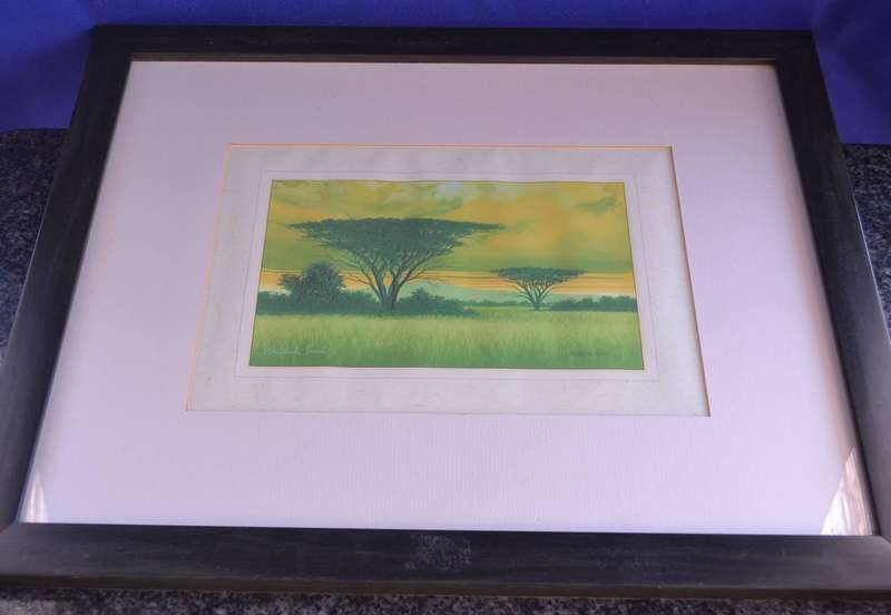 Malachi Smith - Signed by the Artist, framed behind glass