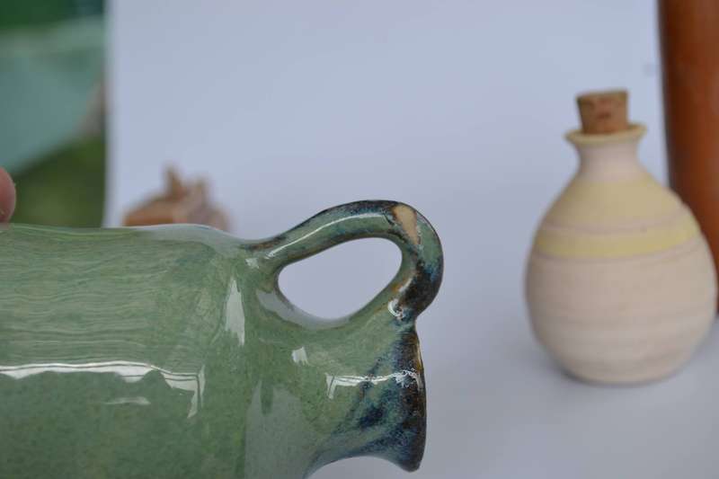 Wade England Porcelain Barge Ornament and Three Miniature  Ceramic Jugs