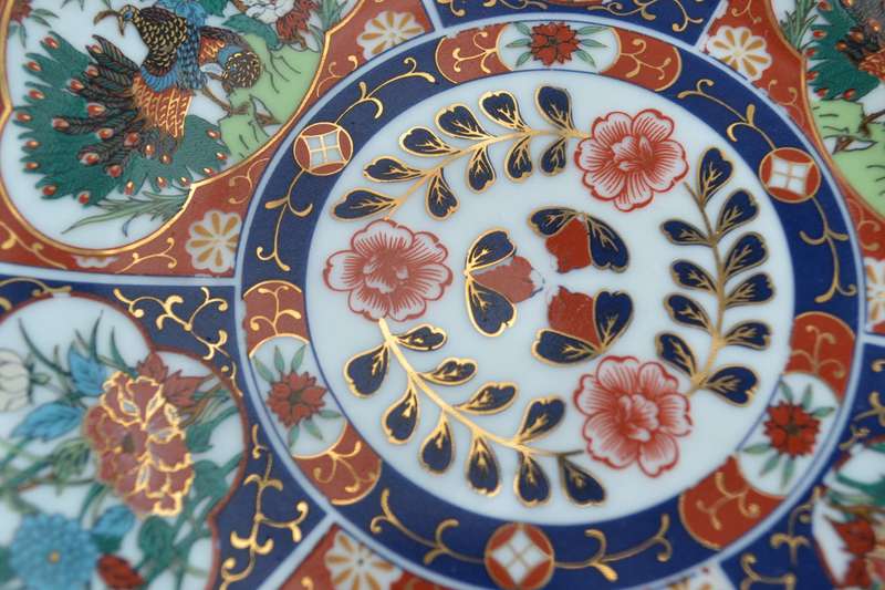 True Vintage Imperial Imari Plates x 2