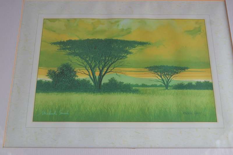 Malachi Smith - Signed by the Artist, framed behind glass
