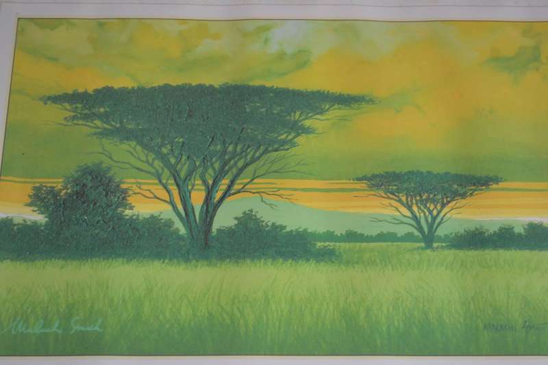 Malachi Smith - Signed by the Artist, framed behind glass