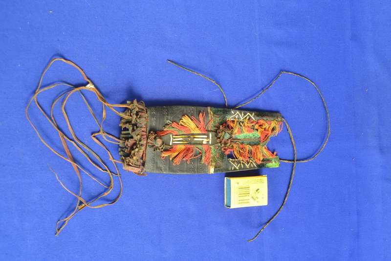 Authentic Antique Tuareg Leather Wallet Pouch