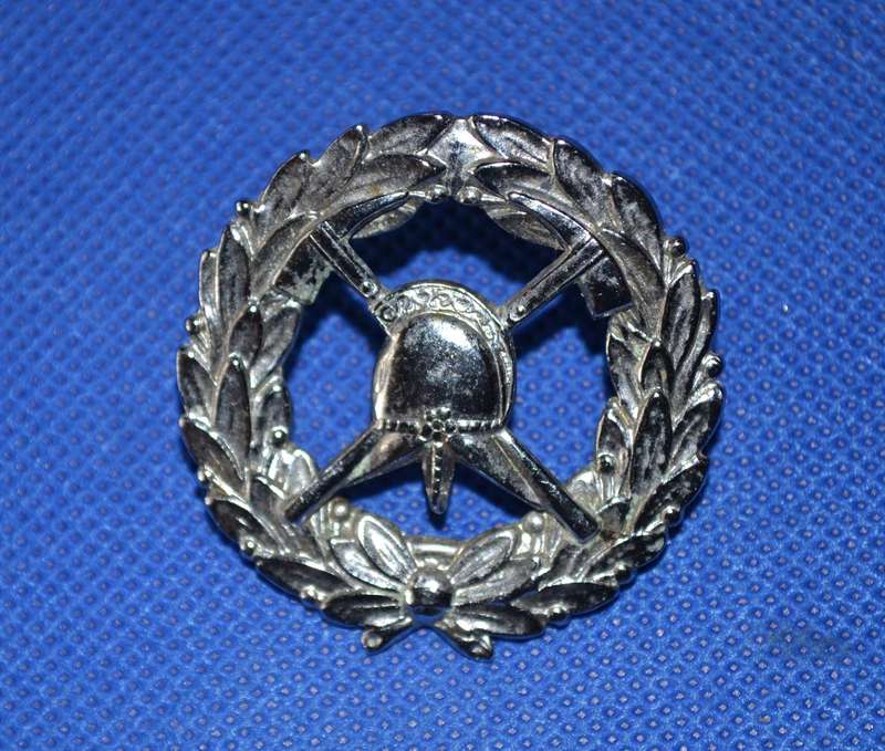 Vintage Fire Services Cap Badge and Vintage Baseball Medal
