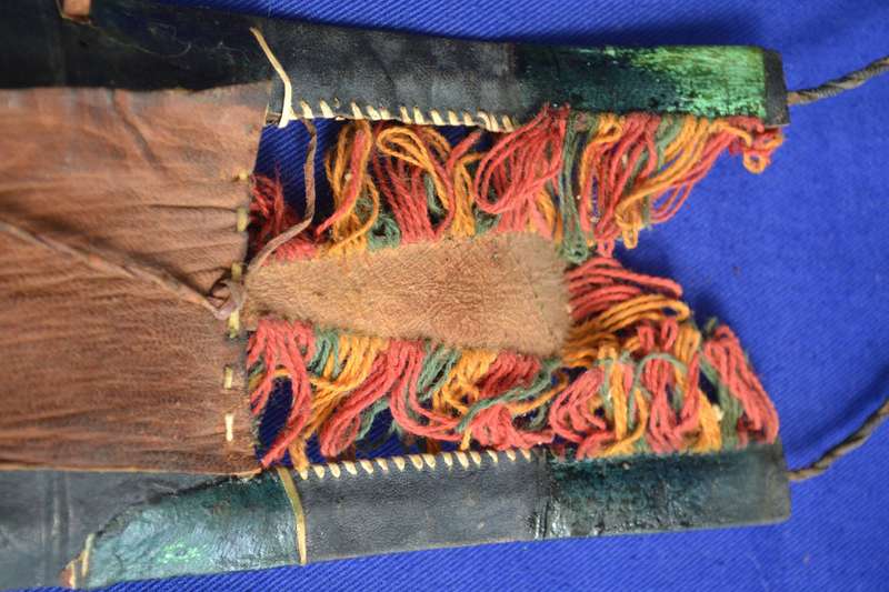 Authentic Antique Tuareg Leather Wallet Pouch