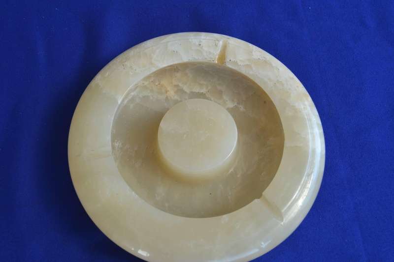 Vintage Onyx Marble Ashtray