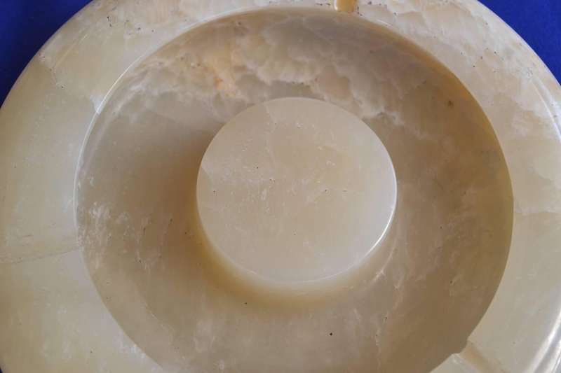 Vintage Onyx Marble Ashtray