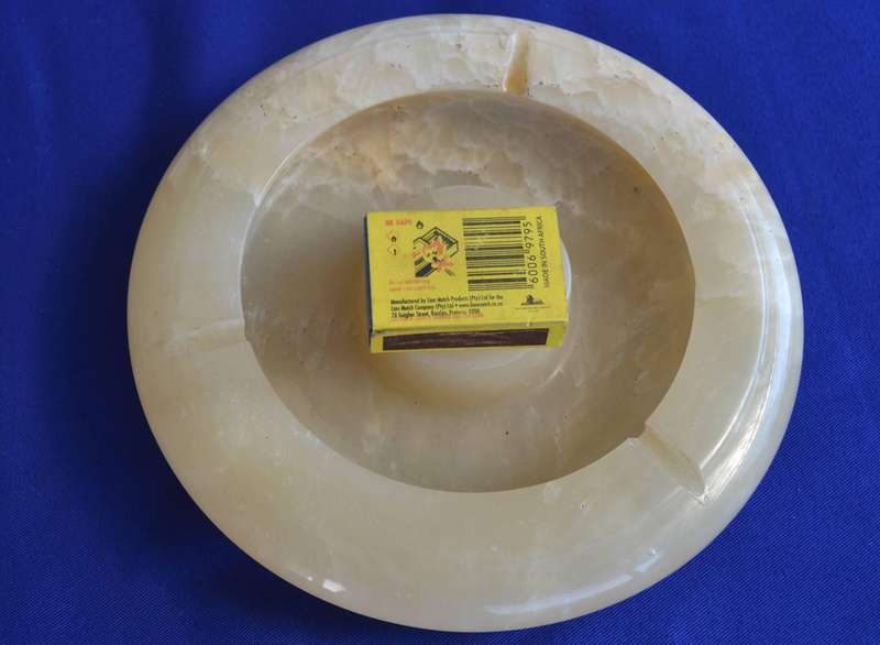 Vintage Onyx Marble Ashtray