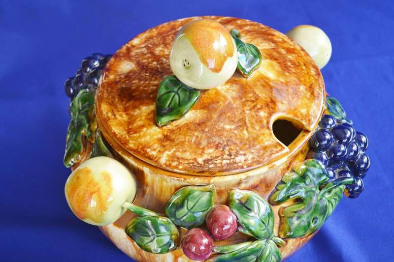 St Peters Grax - Austria Majolica Bowl with Lid