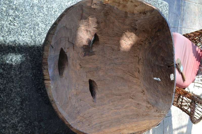 Large, Heavy Carved  Wooden African Mask
