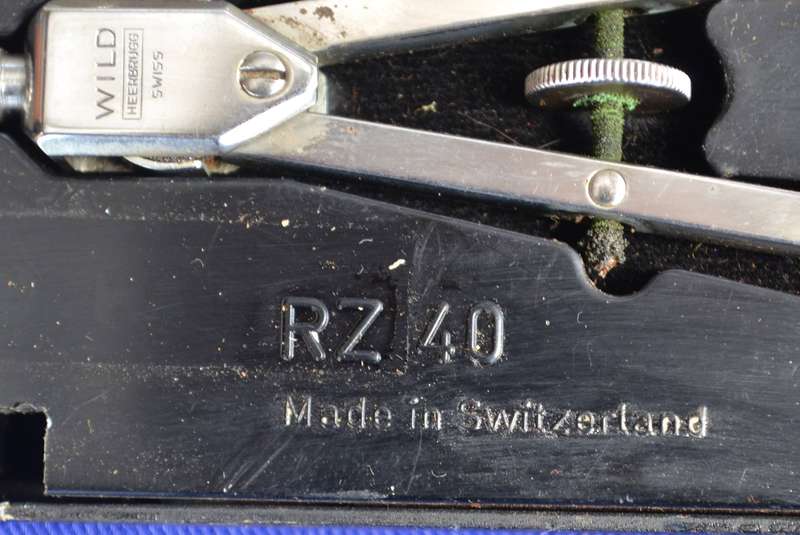 Wild Heerbrugg Switzerland RZ.40 Engineers Precision Drafting Set - Vintage c1960's