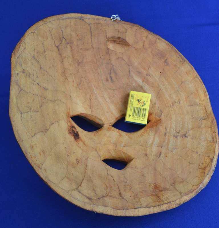 Hand Carved West African Circular Mask