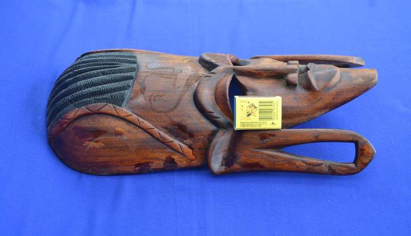 Vintage African, Kenya Wooden Hand Crafted Tribal Face Mask