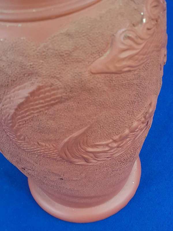 Vintage Chinese Yixing Terracotta Dragon Vase