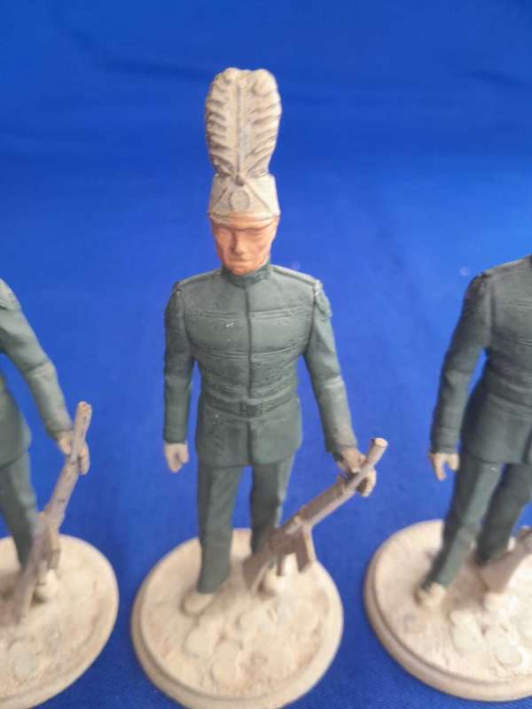 J Benassi Rare Vintage Lead Soldiers - 11cm - Set of three