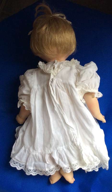 Small Vintage Sleeping Baby Porcelain Doll