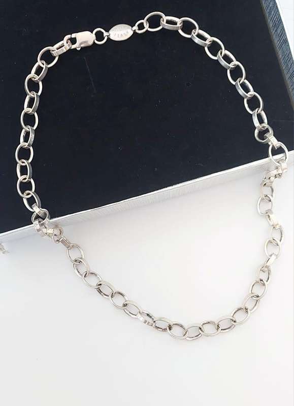 8mm Rolo Chain in 925 Sterling Silver