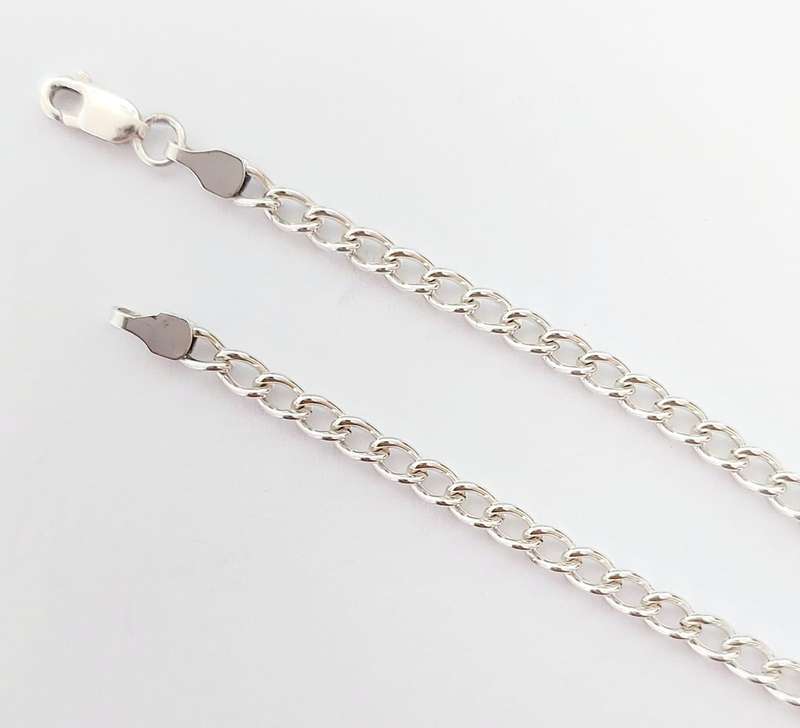 21cm Cable Bracelet in Silver