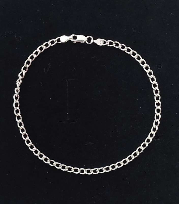 21cm Cable Bracelet in Silver