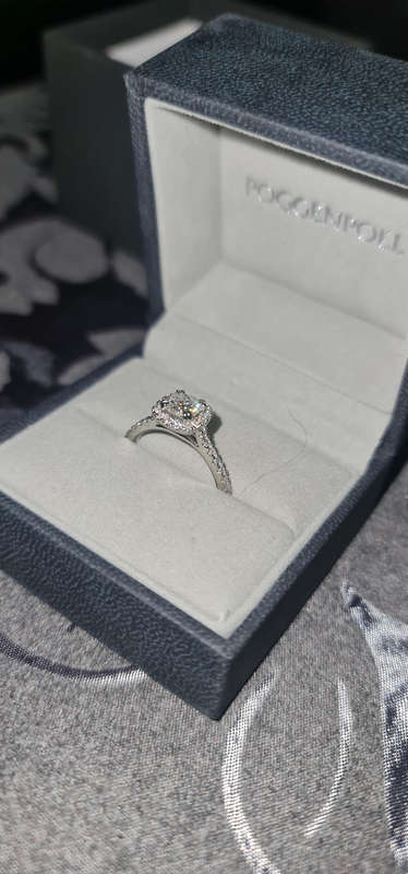 Cushion Moissanite Ring