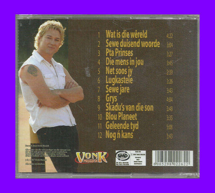 Music CD - Andries Botha - Blou Planeet