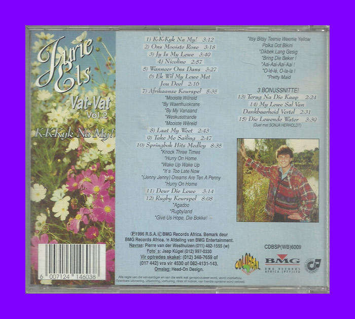 Music CD - Jurie Els - Vat-Vat Vol.2  (Signed)