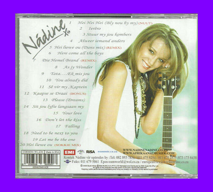 Music CD - Nadine - Spesiale Uitgawe 2008 - As Jy Wonder