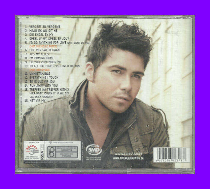 Music CD - Nicholis Louw - Vergeet en Vergewe