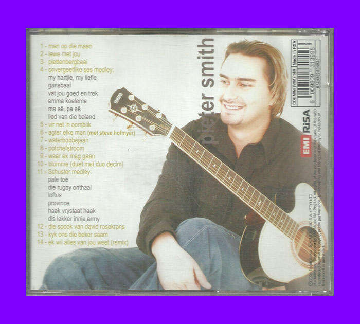 Music CD - Pieter Smith - Man Op Die Maan