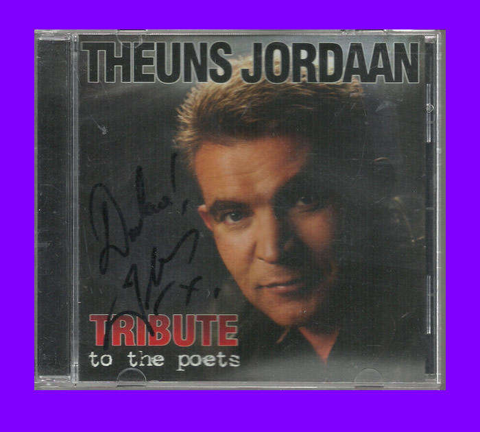 Music CD - Theuns Jordaan - Tribute To The Poets (Signed)