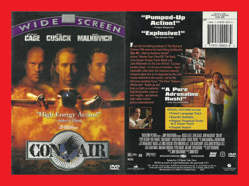 DVD - Con Air  -  Region 1 Edition