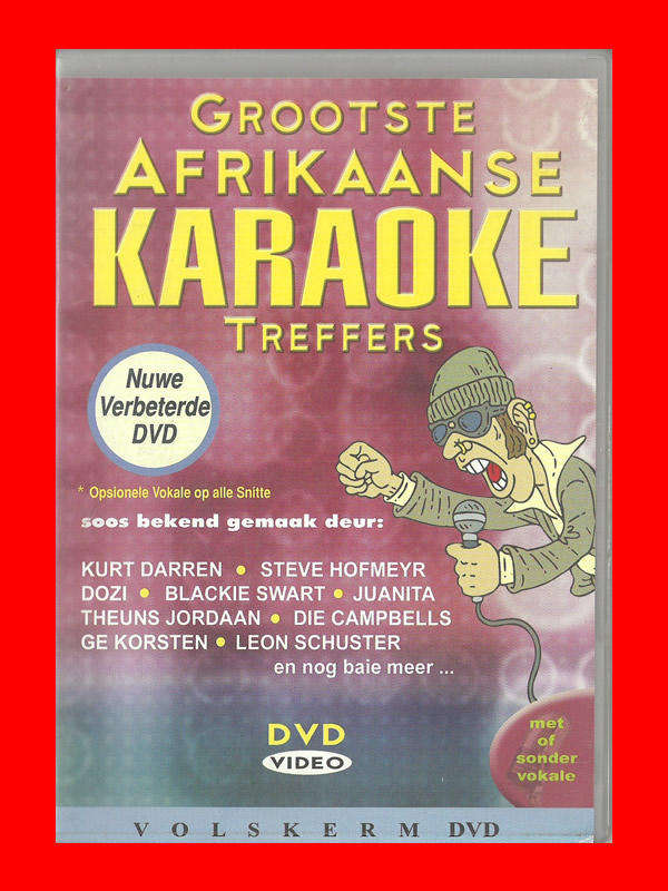 DVD - Grootste Afrikaanse Karaoke Treffers