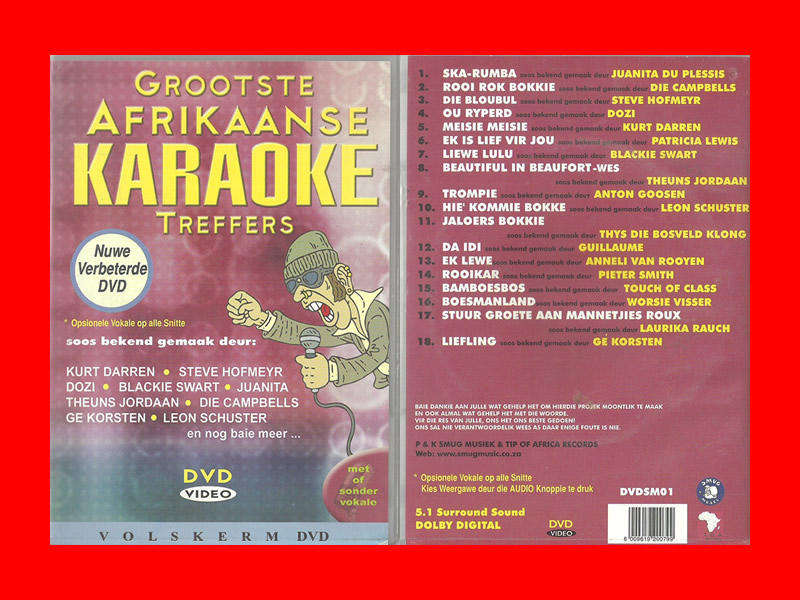 DVD - Grootste Afrikaanse Karaoke Treffers