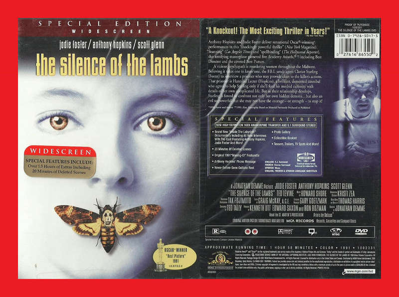 DVD - The Silence Of The Lambs  -  Region 1 Special Edition