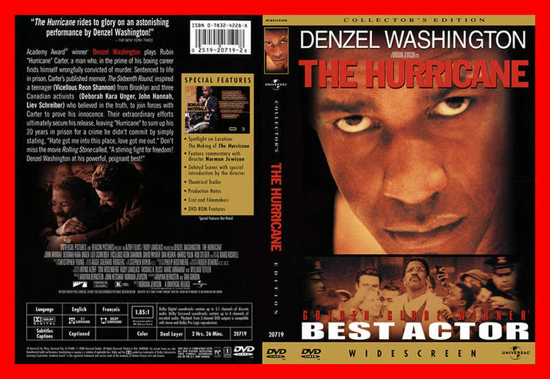 DVD - The Hurricane -  Region 1 Edition