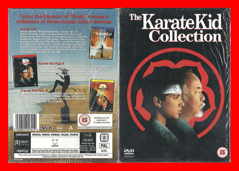 DVD - The Karate Kid Collection - Region 2 (PAL)