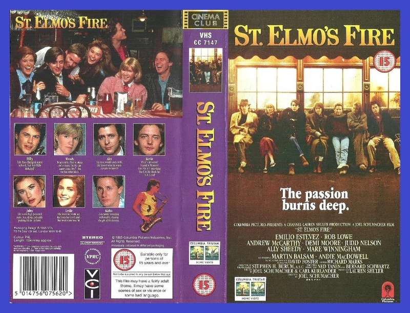 VHS Tape - St. Elmo's Fire