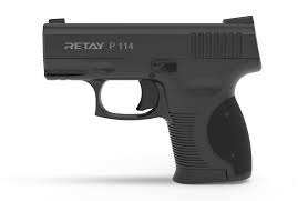 Retay P114 Self Defense Blank Gun + 12 Free Blanks