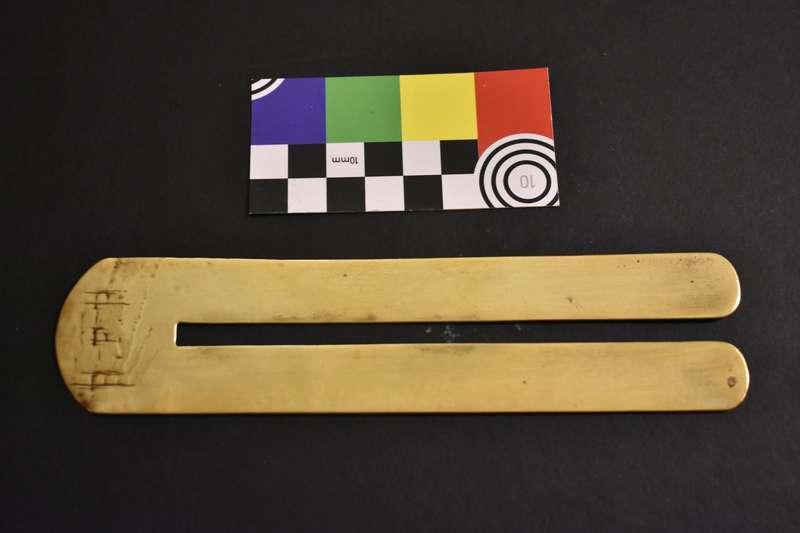 Brass button stick