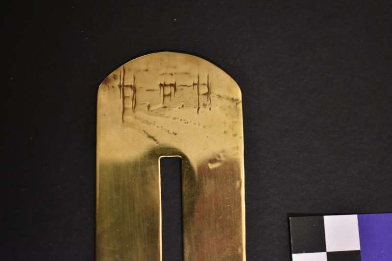 Brass button stick
