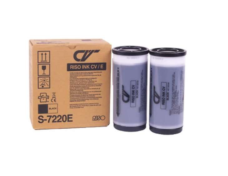 Original Riso S-7220E Black Dual Cartridge pack