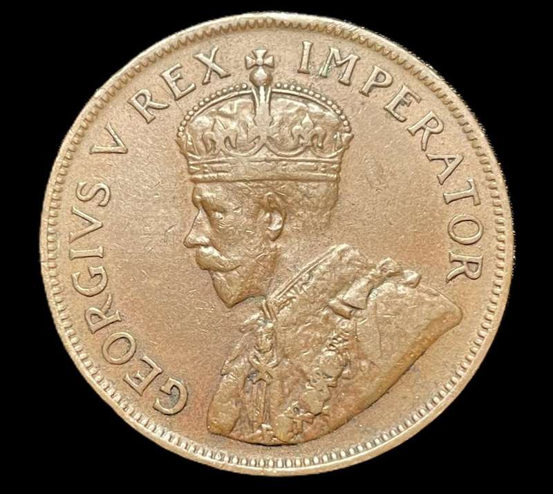 Scarce 1926 SA Union 1 penny coin - Higher grade coin