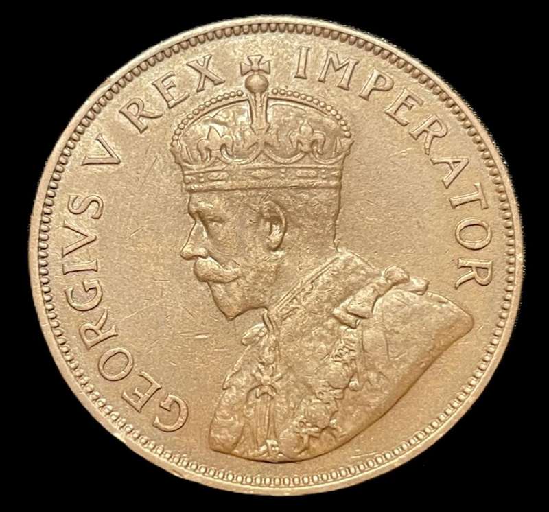 Scarce 1931 SA Union 1 penny coin - Higher grade filler coin