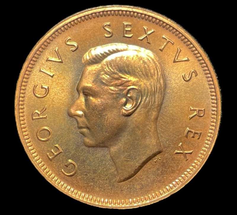 Brilliant proof 1952 SA Union 1 penny coin - High grade proof