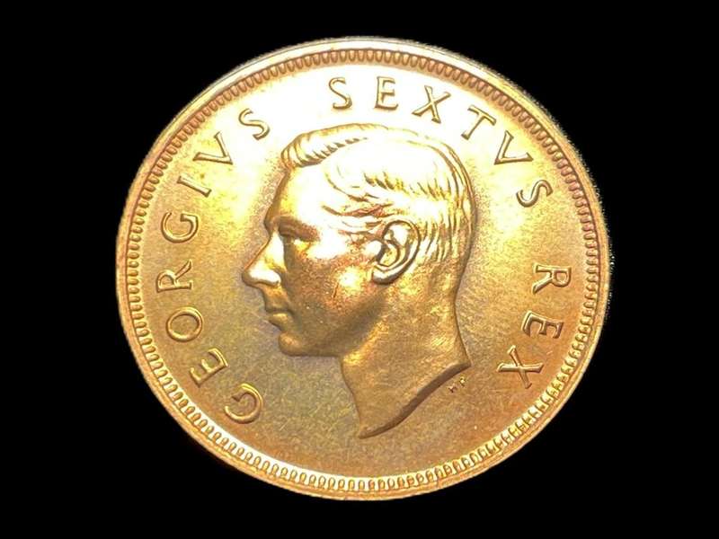 Brilliant proof 1952 SA Union 1 penny coin - High grade proof