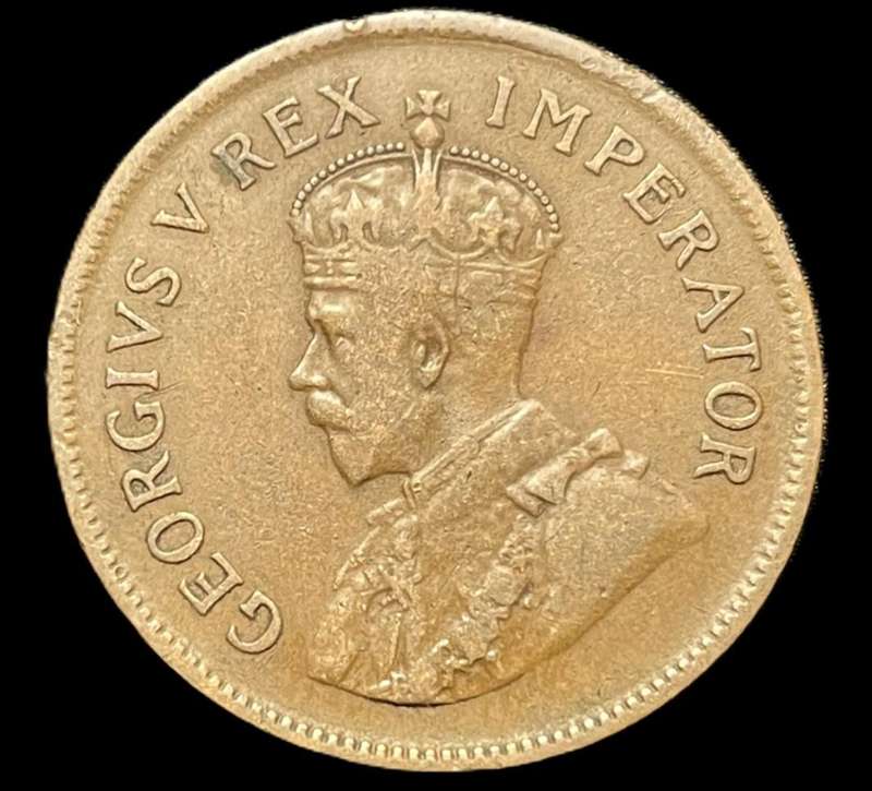 Scarce 1924 SA Union ½ penny coin - Higher grade filler coin