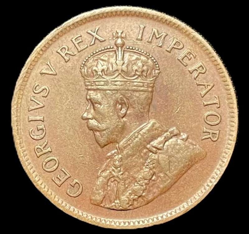 Scarce 1925 SA Union ½ penny coin - Higher grade filler coin