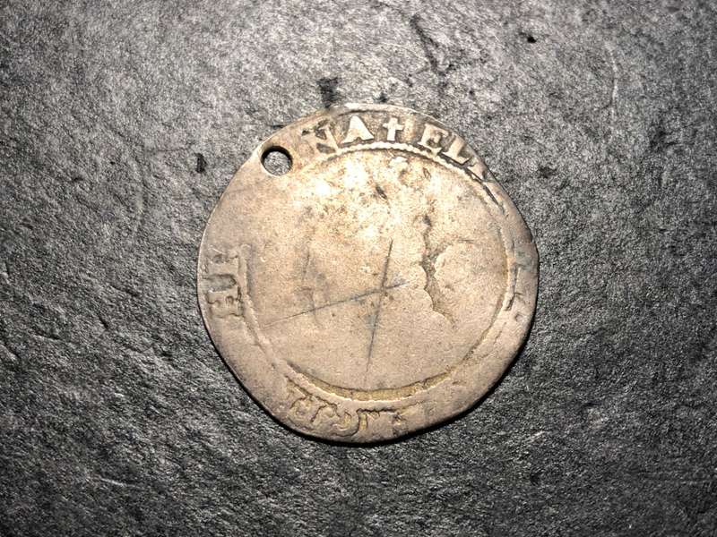 Queen Elizabeth the First Silver sixpence of 1580 - 445 years old!