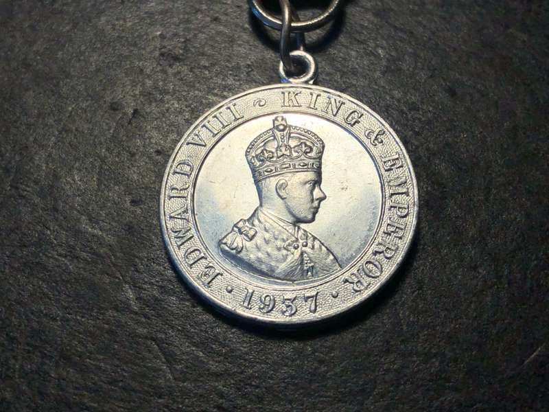 Scarce Aluminium Coronation Medal of King Edward VIII - Dated 1937